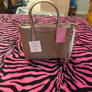 Kate Spade Shimmering  Gold Satchel